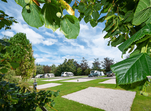 Spacious hard-standing touring & tent pitches